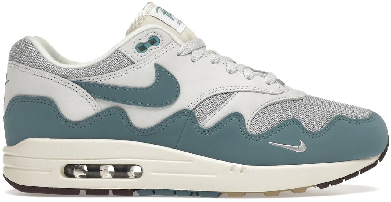 Nike Air Max 1 Patta Waves Noise Aqua (with Bracelet) Blauw