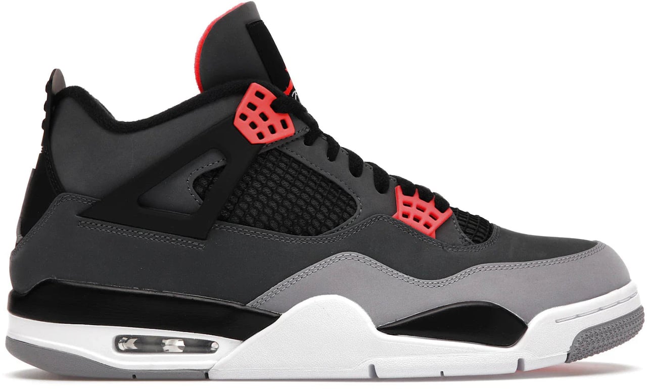 Nike Jordan 4 Retro Infrared Zwart