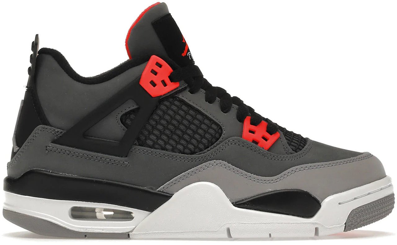 Nike Jordan 4 Retro Infrared (GS) Wit
