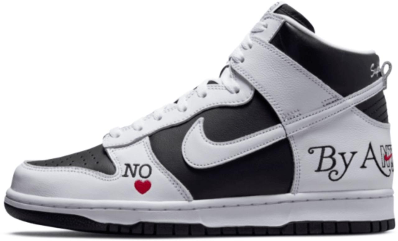 Nike Nike SB Dunk High Supreme By Any Means Zwart