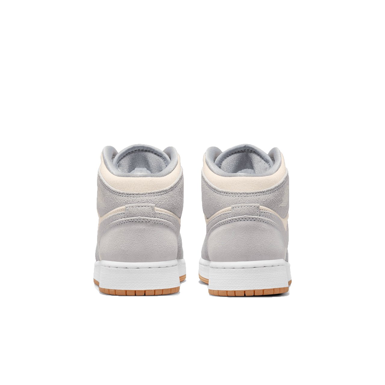 Nike Air Jordan 1 Mid SE Coconut Milk Particle Grey (GS) Divers