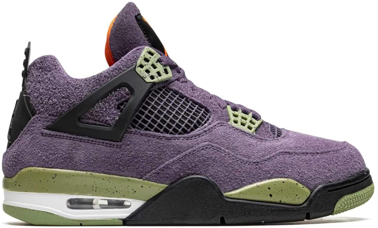 Nike Air Jordan 4 Retro Canyon Purple Groen