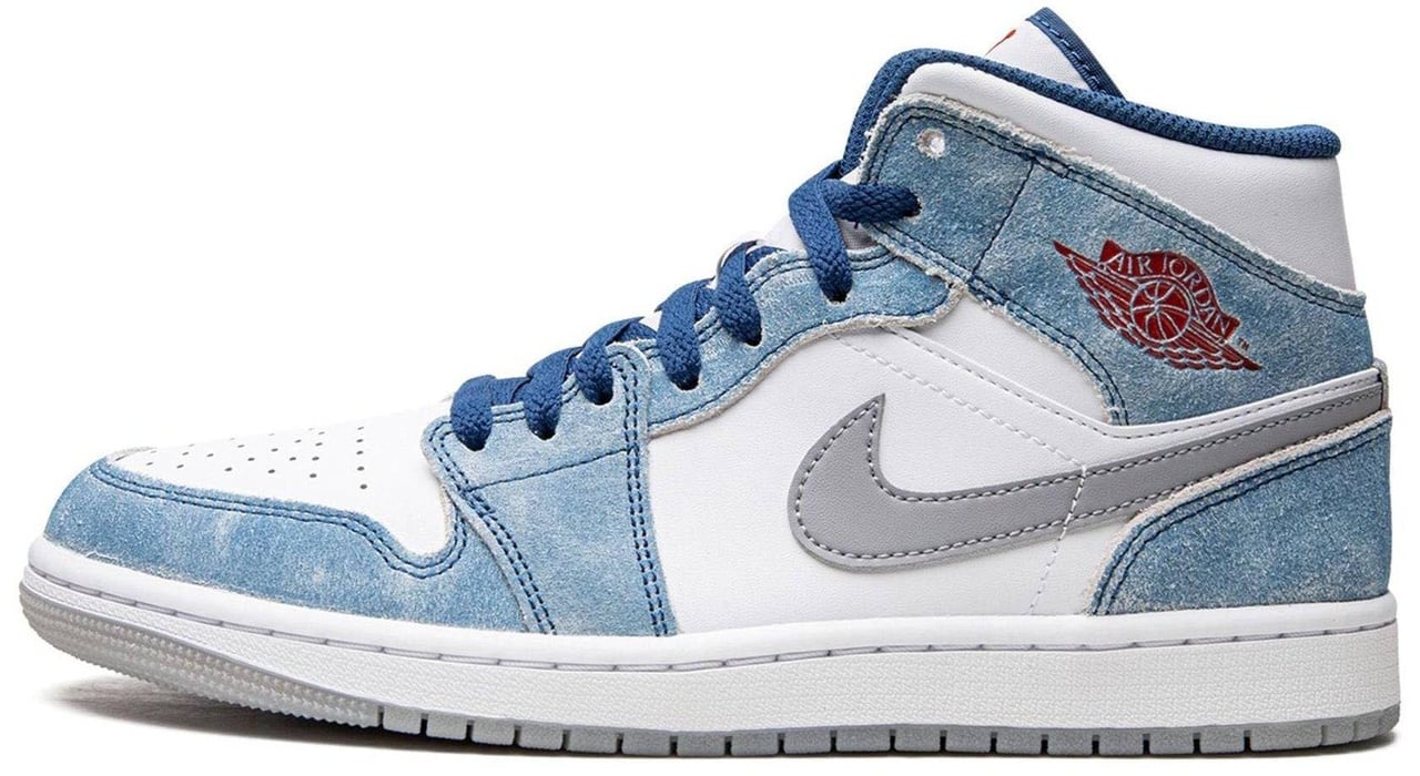 Nike Air Jordan 1 Mid French Blue Blauw