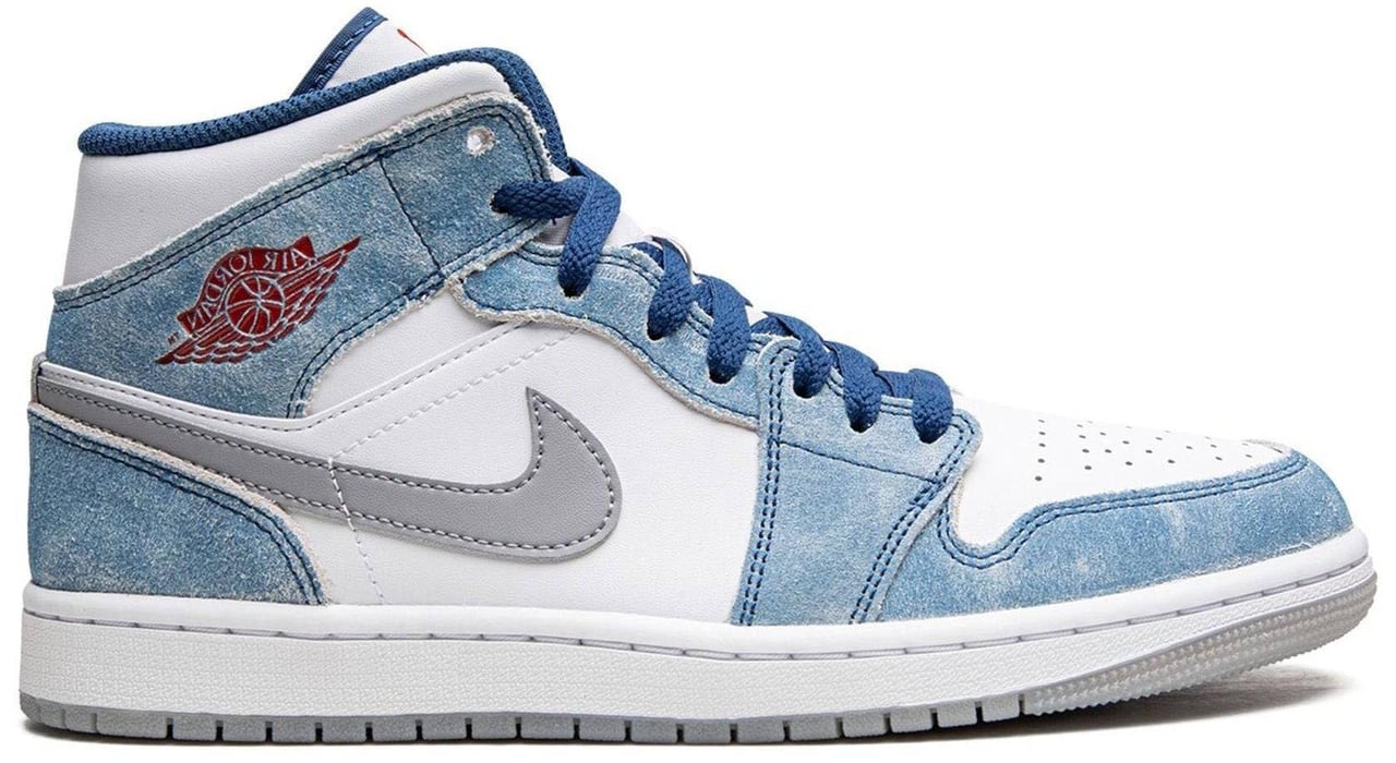 Nike Air Jordan 1 Mid French Blue Blauw
