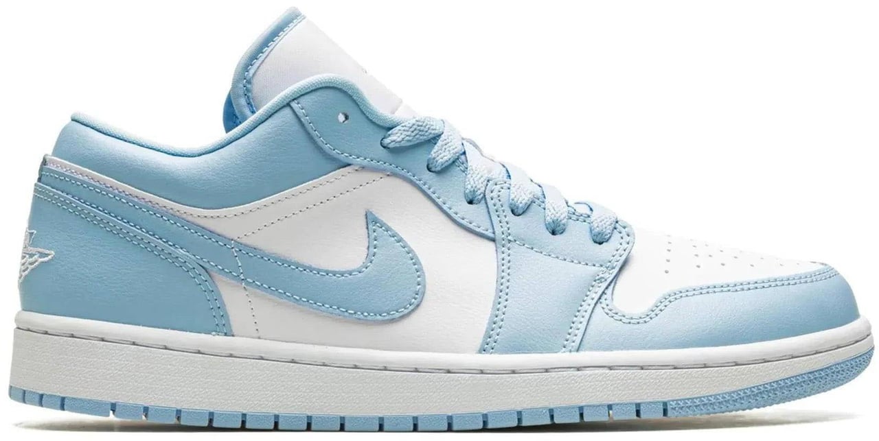 Nike Air Jordan 1 Low White Ice Blue Blauw