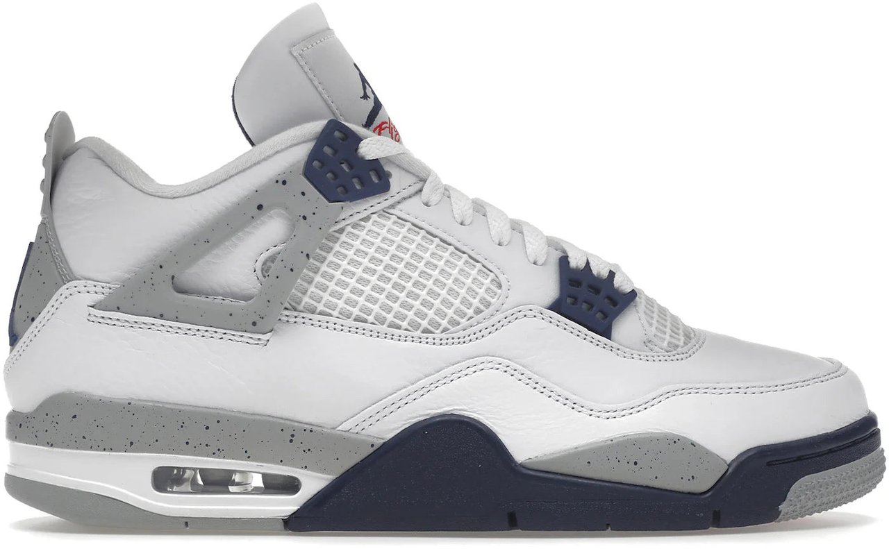 Nike Jordan 4 Retro Midnight Navy Blauw