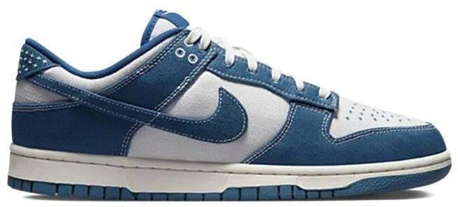 Nike Nike Dunk Low Industrial Blue Sashiko Blauw