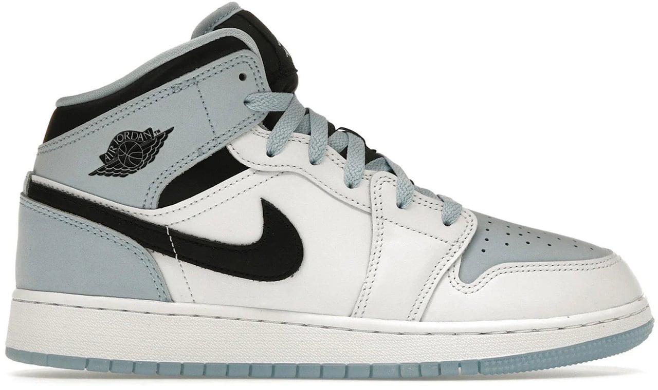Nike Jordan 1 Mid SE Ice Blue (2023) (GS) Wit
