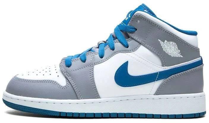 Nike Air Jordan 1 Mid True Blue Blauw