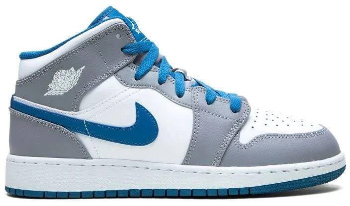 Nike Air Jordan 1 Mid True Blue Blauw