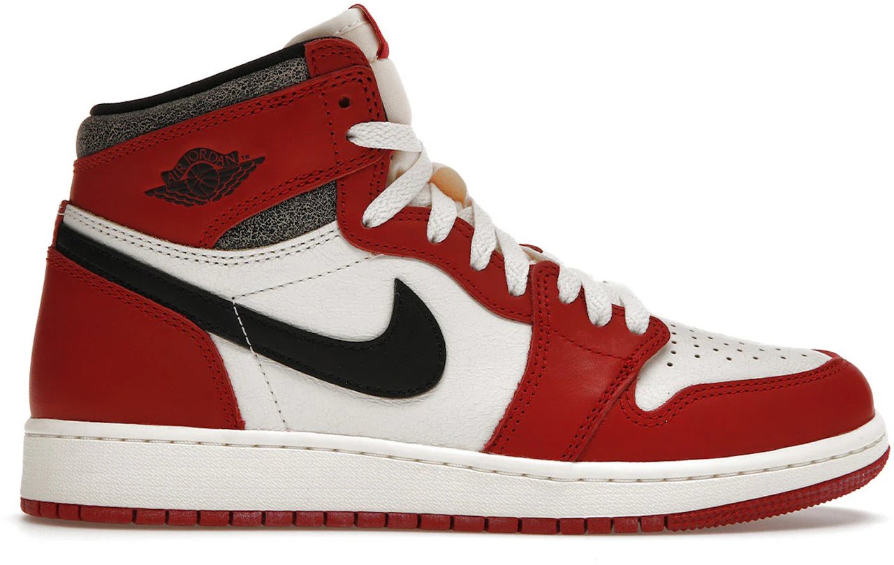 Nike Jordan 1 Retro High OG Chicago Lost and Found (GS) Rood