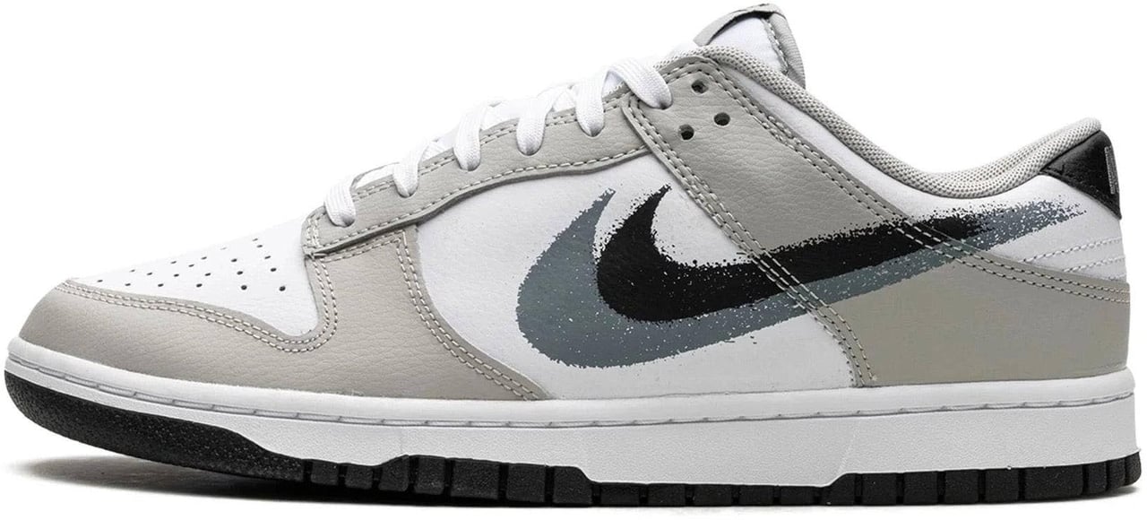 Nike Nike Dunk Low Stencil Swoosh Wit