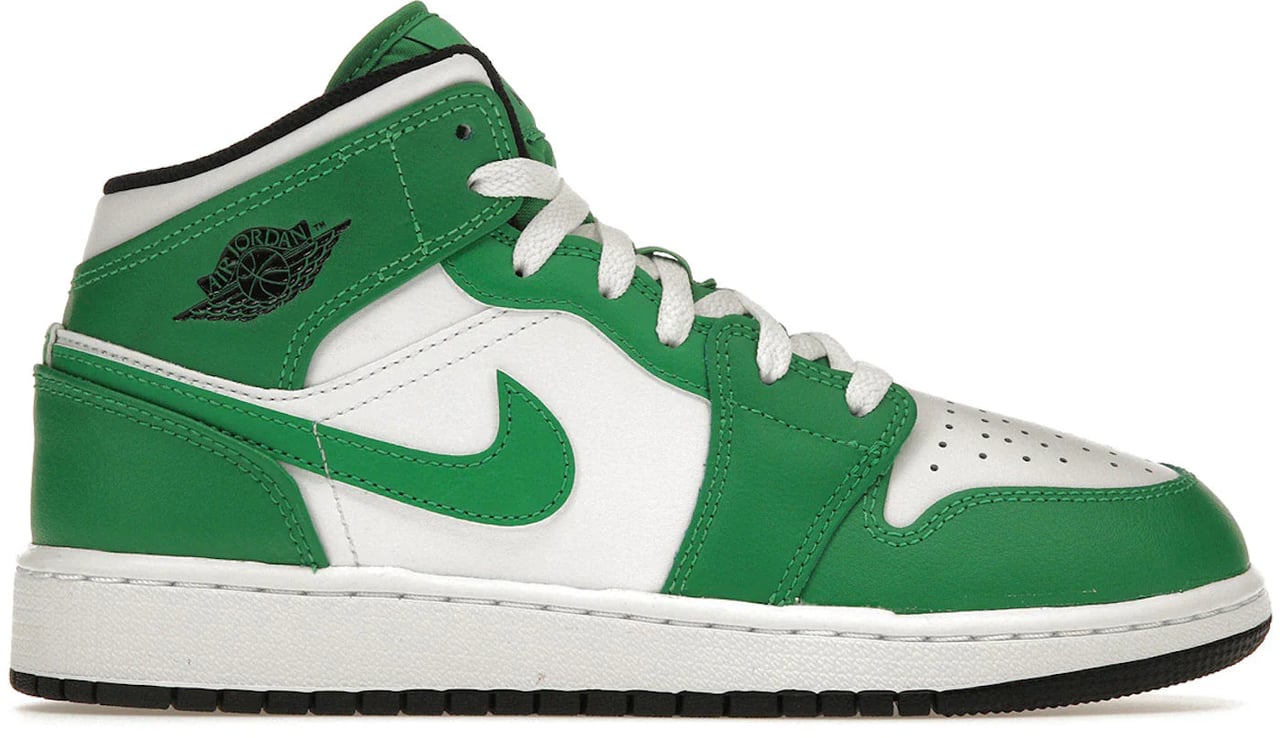 Nike Jordan 1 Mid Lucky Green (GS) Groen