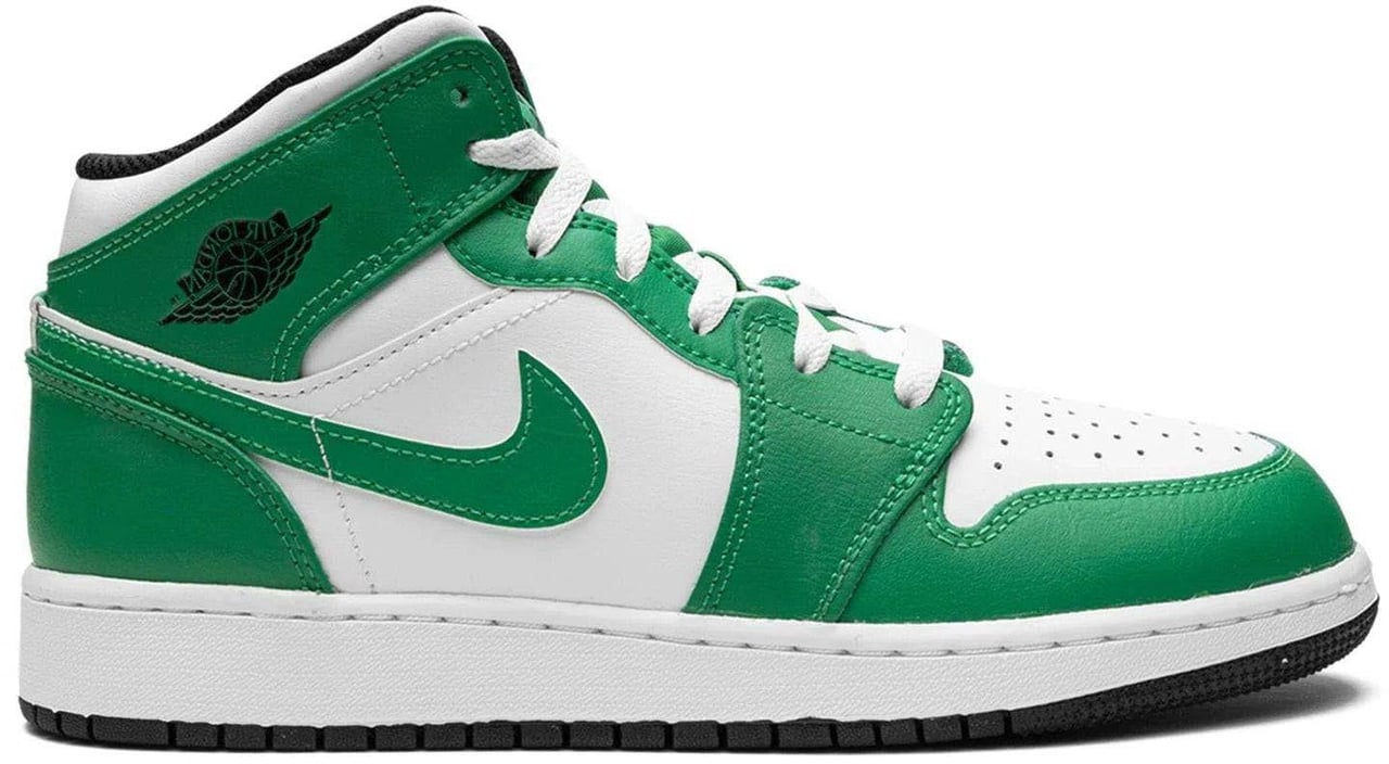 Nike Air Jordan 1 Mid Lucky Green Groen
