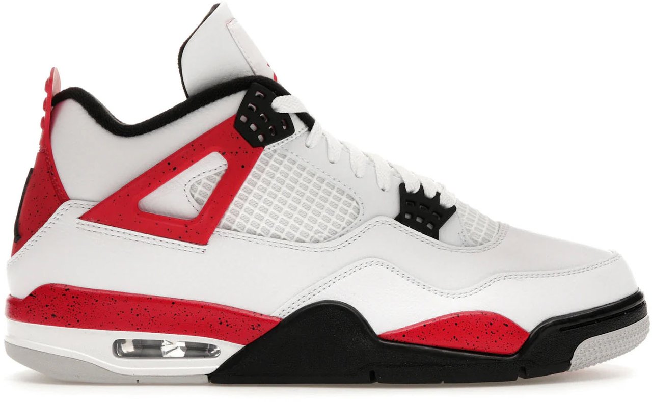 Nike Jordan 4 Retro Red Cement Wit