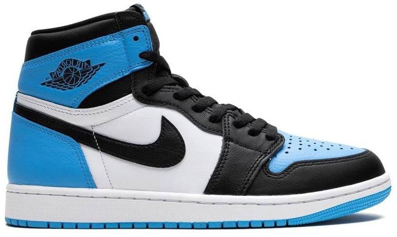 Nike Air Jordan 1 Retro High OG UNC Toe Zwart