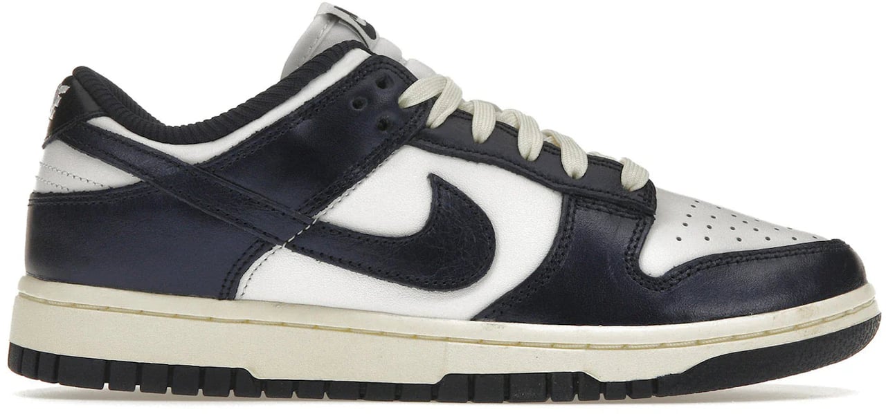 Nike Dunk Low PRM Vintage Navy Blauw
