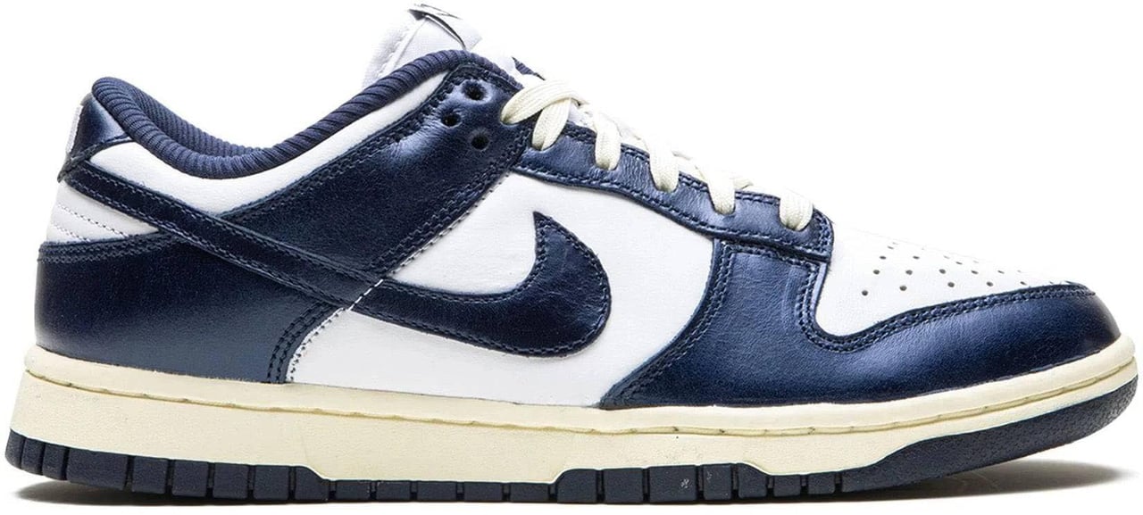 Nike Nike Dunk Low PRM Vintage Navy (Women's) Blauw