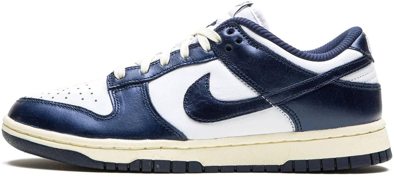Nike Nike Dunk Low PRM Vintage Navy (Women's) Blauw