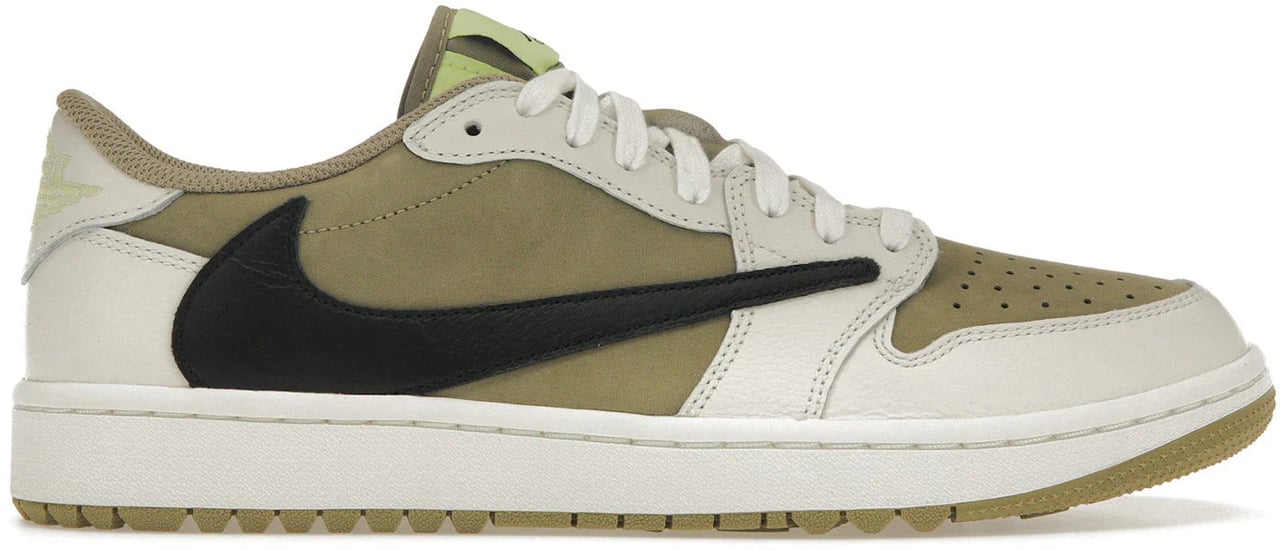 Nike Jordan 1 Retro Low Golf Travis Scott Neutral Olive Groen