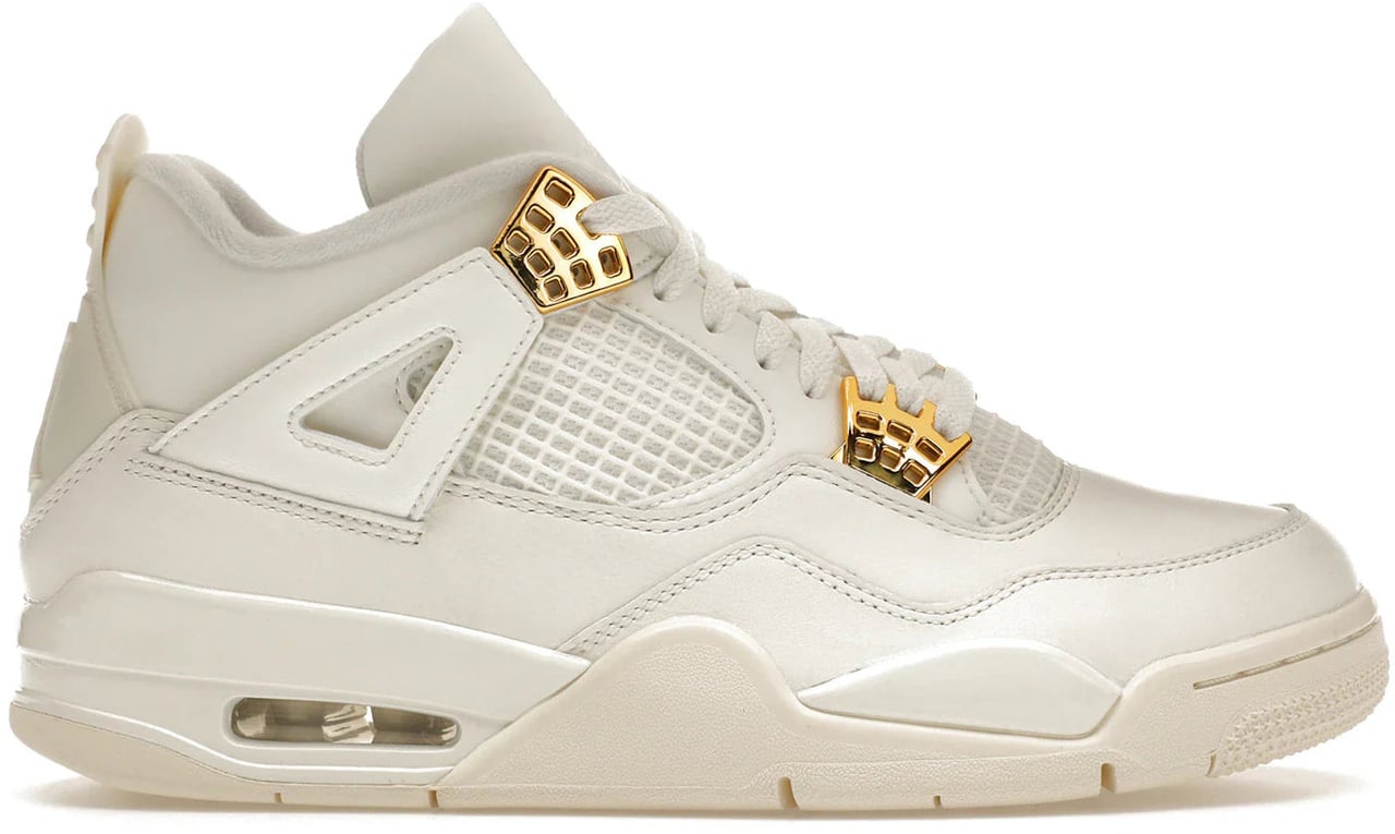 Nike Jordan 4 Retro Metallic Gold (Women's) Divers