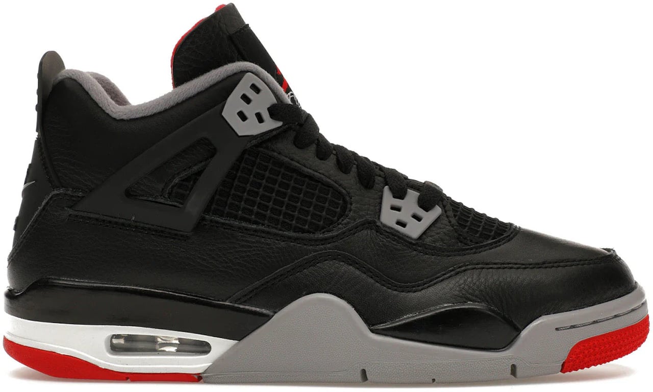 Nike Jordan 4 Retro Bred Reimagined (GS) Zwart