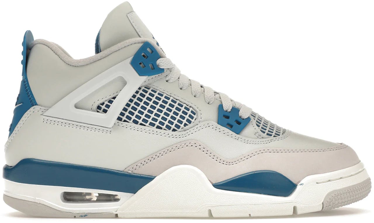 Nike Jordan 4 Retro Military Blue (2024) (GS) Wit