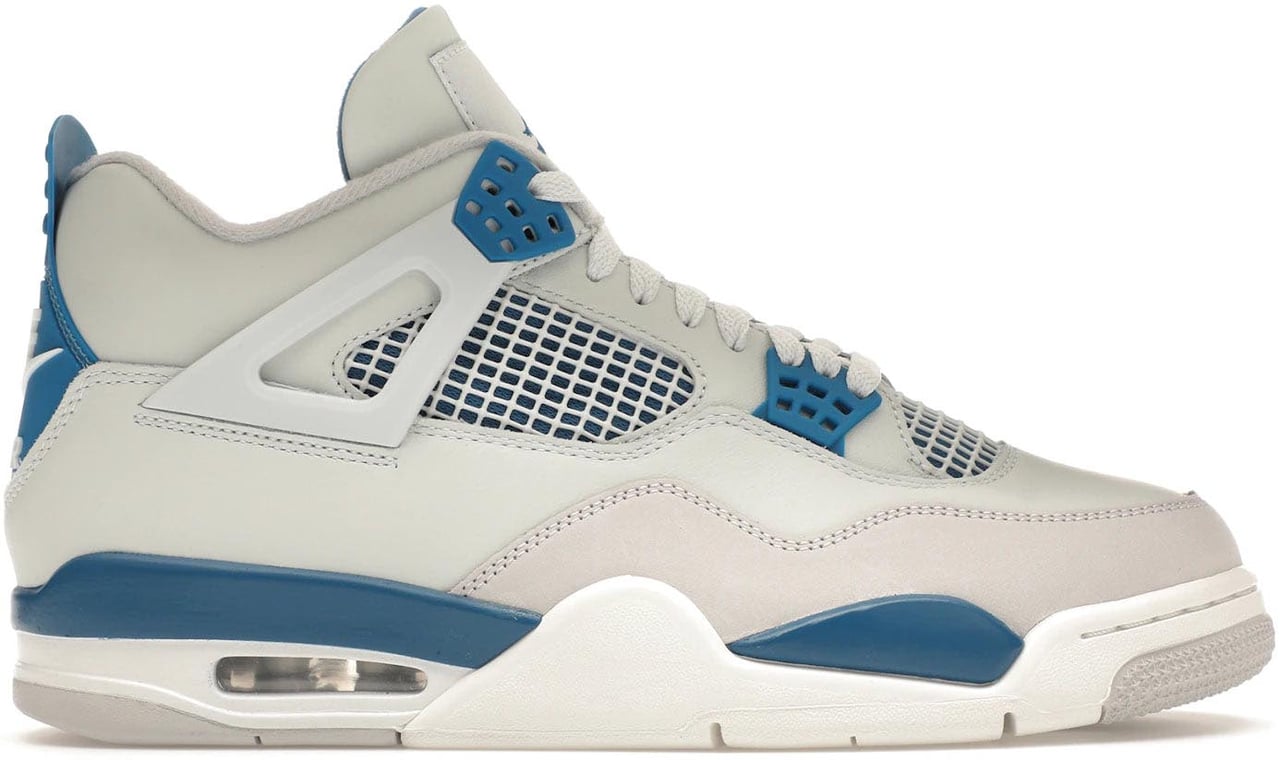 Nike Jordan 4 Retro Military Blue (2024) (GS) Wit