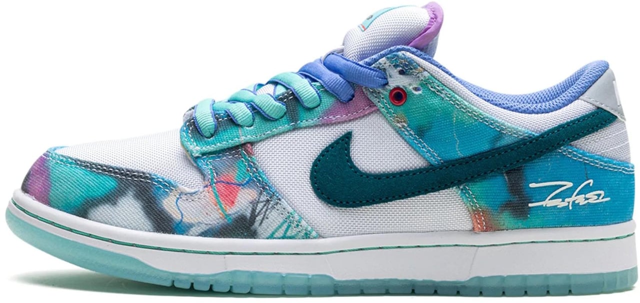 Nike Nike SB Dunk Low Futura Laboratories Bleached Aqua Blauw