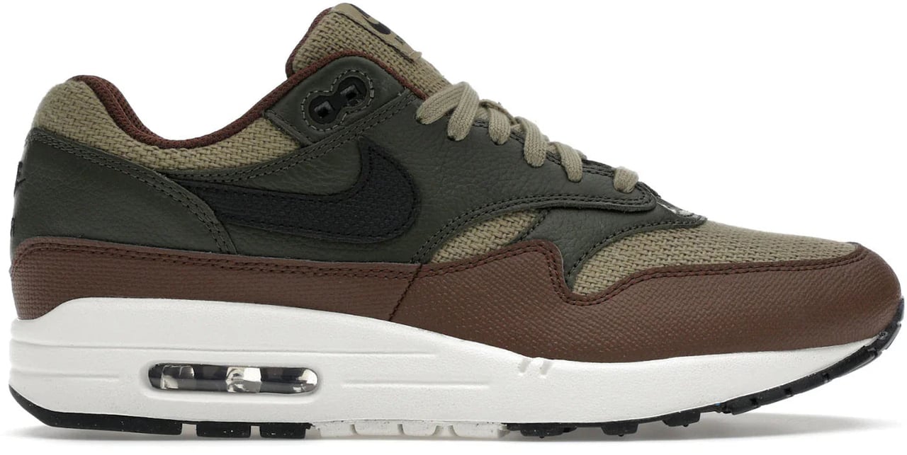 Nike Nike Air Max 1 Essential PRM Neutral Olive Cacao Wow Groen