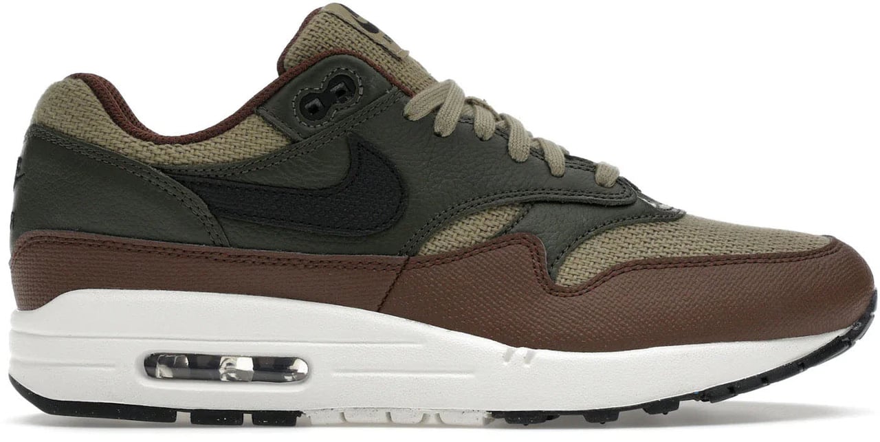 Nike Nike Air Max 1 Essential PRM Neutral Olive Cacao Wow Groen