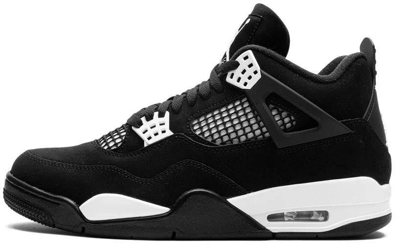 Nike Air Jordan 4 Retro White Thunder Zwart