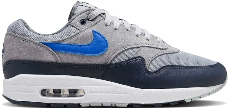 Nike Air Max 1 Essential Navy Grey Royal Blauw