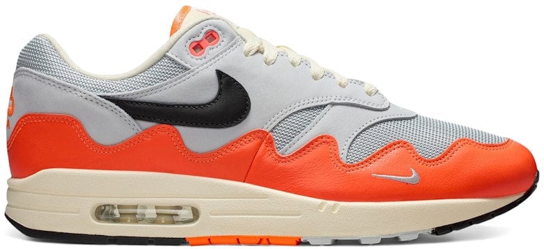 Nike Nike Air Max 1 Patta Waves Hyper Crimson Pure Platinum Grijs