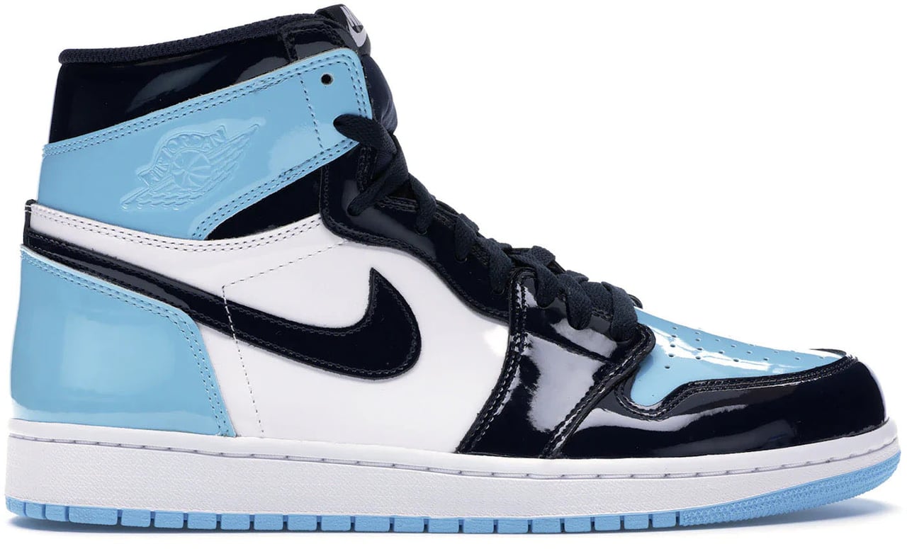 Nike Jordan 1 Retro High UNC Patent (Women's) Blauw