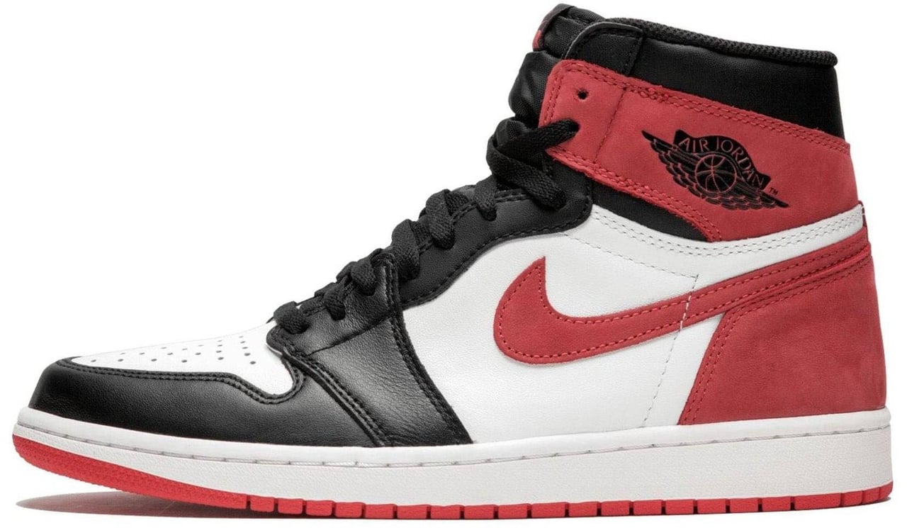 Nike Air Jordan 1 Retro High OG Track Red Zwart