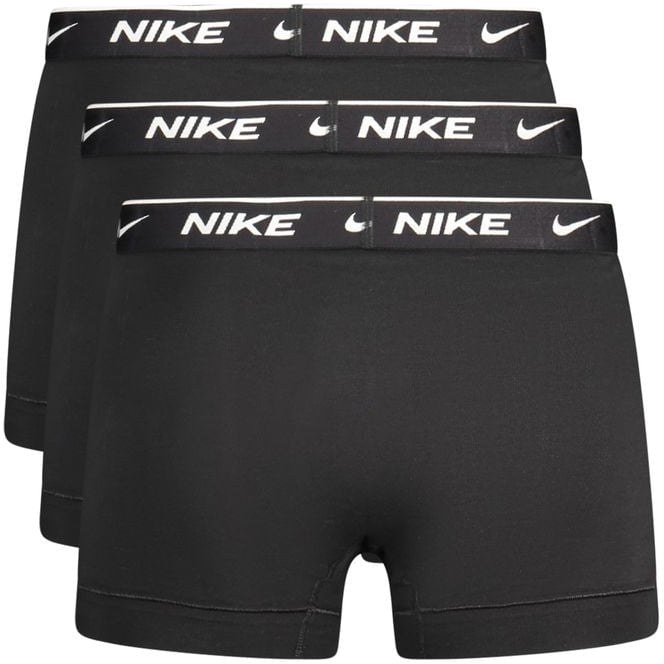 Nike Nike Black Cotton Men's Boxer Short Zwart