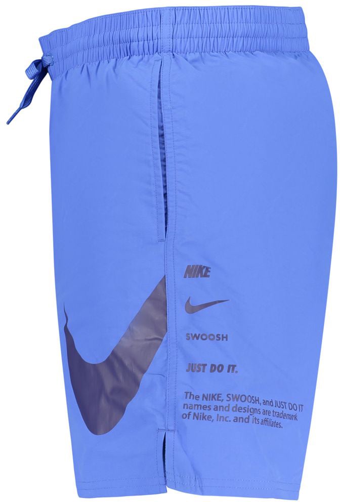 Nike Blu Poliestere Uomo Shorts Blauw