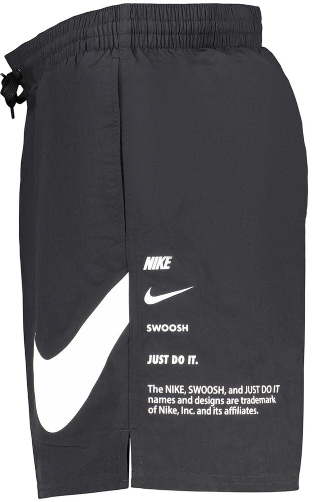 Nike Black Polyester Mens Swimwear Shorts Zwart