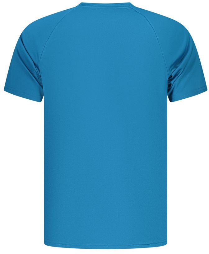 Nike Blue Polyester Men's T-Shirt Blauw
