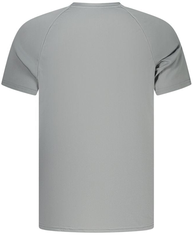 Nike Gray Polyester Men's T-Shirt Zwart
