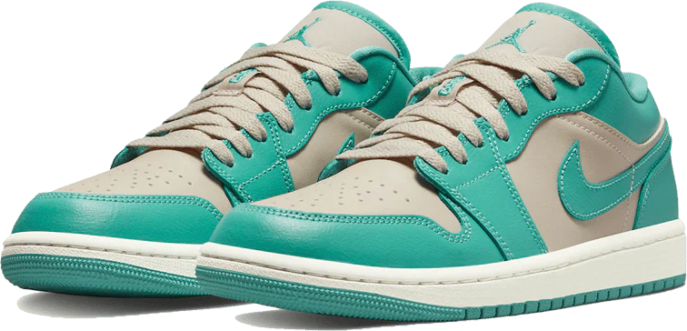 Nike Air Jordan 1 Low Tropical Teal Blauw