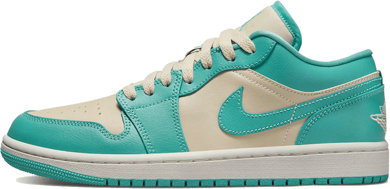 Nike Air Jordan 1 Low Tropical Teal Blauw