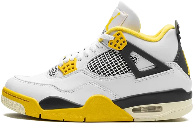 Nike Jordan 4 Retro Vivid Sulfur Geel