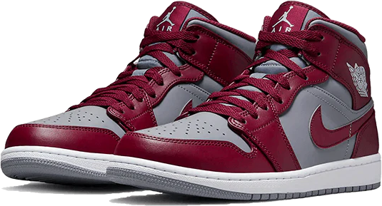 Nike Jordan 1 Mid Cherrywood Red GS Rood