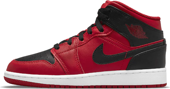 Nike Jordan 1 Mid Reverse Bred (2021) GS Rood