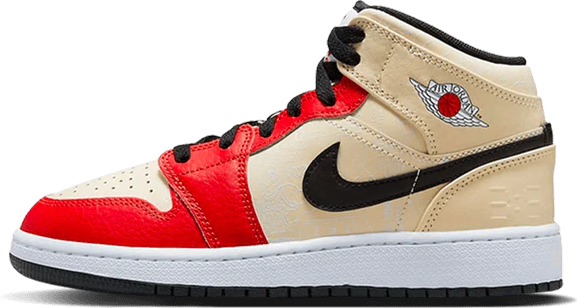 Nike Air Jordan 1 Mid Dunk Contest Rood