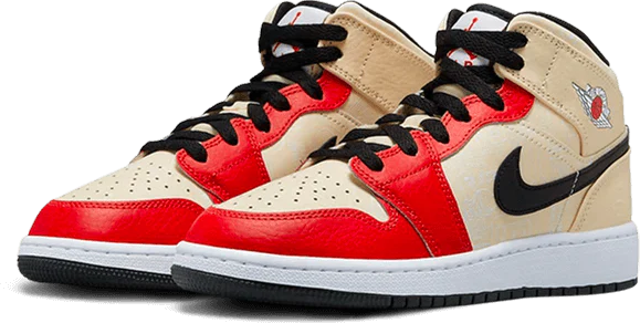 Nike Air Jordan 1 Mid Dunk Contest Rood
