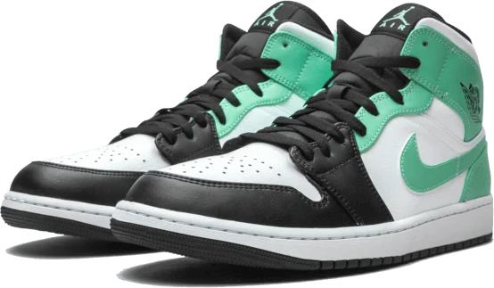 Nike Jordan 1 Mid Tropical Twist Igloo GS Blauw