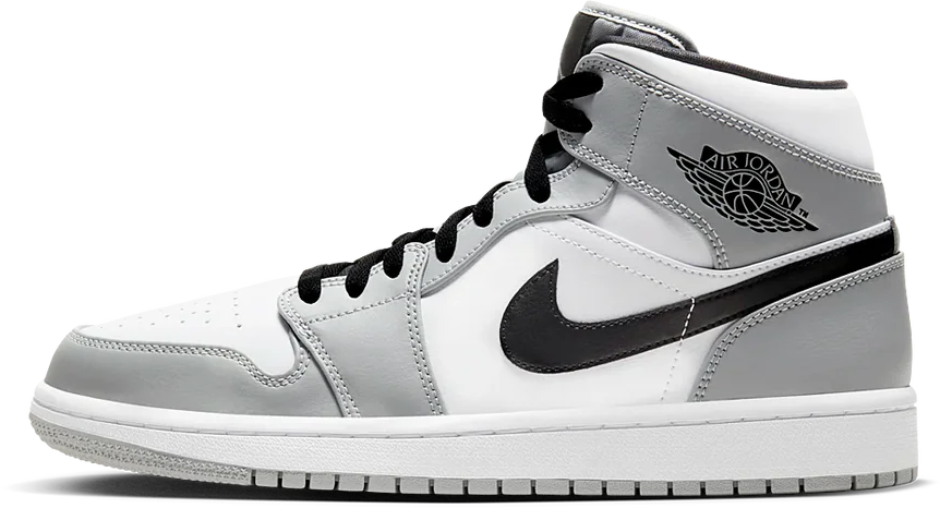 Nike Jordan 1 Mid Light Smoke Grey Grijs